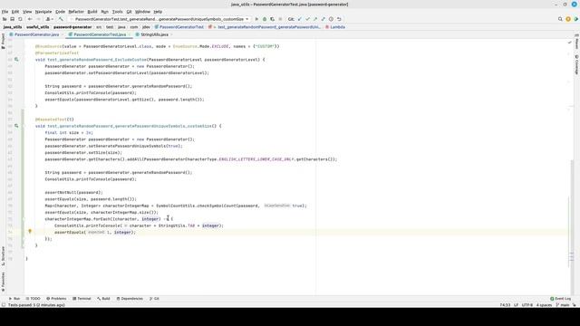 How to generate random password with unique symbols? jUnit 5 test assert throws exception. L40 смотреть онлайн
