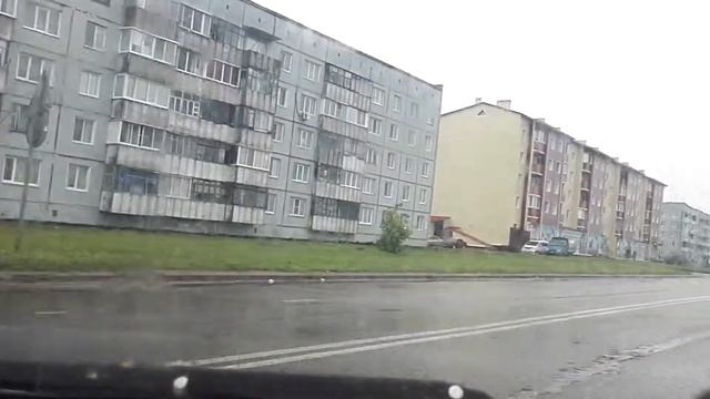 проспект Кузбасский, город Юрга (из авто) смотреть онлайн