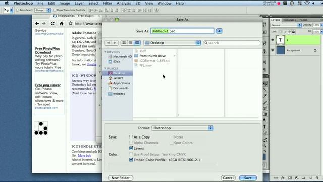 Photoshop Create a Favicon смотреть онлайн