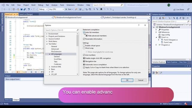 How to enable autocomplete feature of visual studio 2019 смотреть онлайн