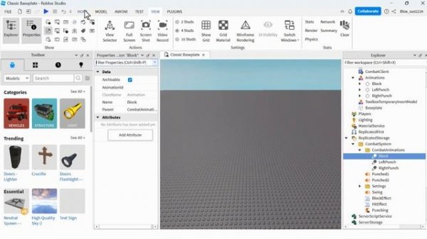 How to make a combat system in Roblox Studio!