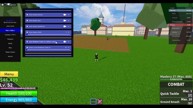 Roblox Blox Fruits Script EP.3 - Auto Farm GUI & More ( Arceus X ) 2022 смотреть онлайн