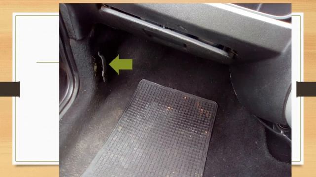 Ford KA Location of Diagnostic Plug смотреть онлайн