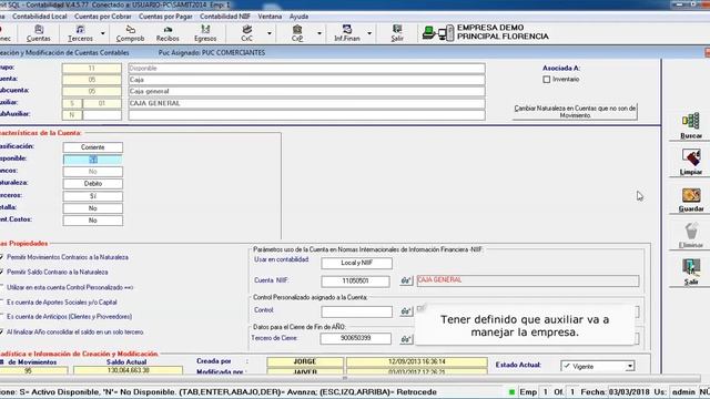 0002 - CREACION DE CUENTAS CONTABLE MODULO DE CONTABILIDAD - SAMIT SQL смотреть онлайн