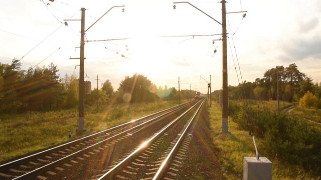 ЭП20-006 с вагонами "Стриж" рейсом №708Н Москва-Курская - Нижний Новгород смотреть онлайн