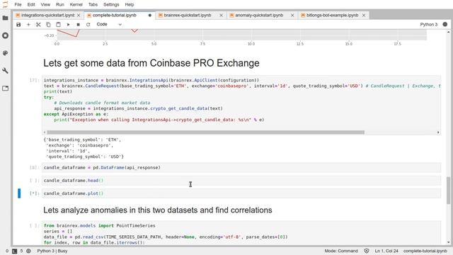 Brainrex Quickstart Python смотреть онлайн