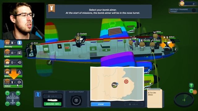THE "MIGHTIEST" BOMBING SQUADRON! - Bomber Crew Gameplay смотреть онлайн
