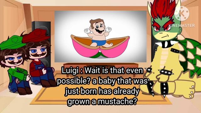 Mario, Luigi and Bowser react to The Evolution Of Mario ( Gacha Reaction ) смотреть онлайн