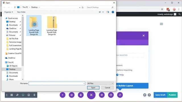 How To Upload a Divi Template to a WordPress Website смотреть онлайн