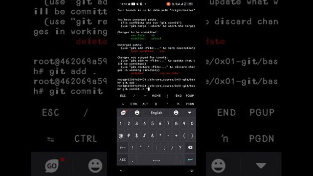 0x01 Git advance optional tasks using your mobile phone смотреть онлайн