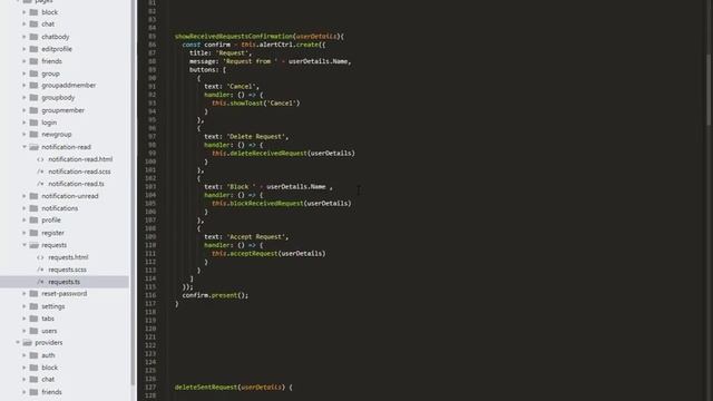 Ionic 3 chat app integrated with firebase- lesson 62) Push Notification Part VI смотреть онлайн
