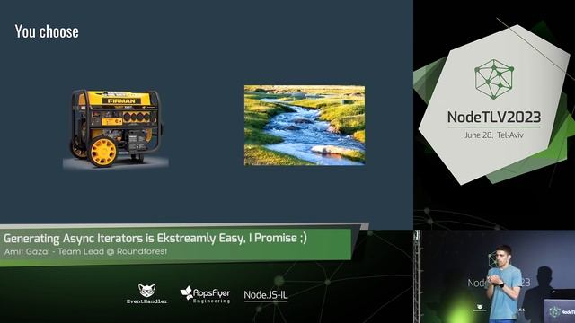 Amit Gazal @ NodeTLV '23 | Generating async iterators is ekstreamly easy, I Promise ;) смотреть онлайн