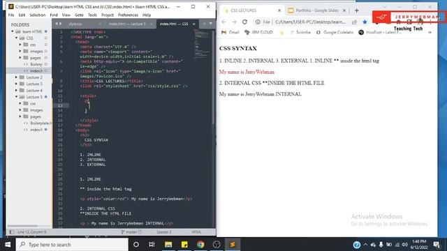 What is CSS Syntax? | Learn CSS Syntax ? | in Pidgin English | JerryWebman |Web Development смотреть онлайн
