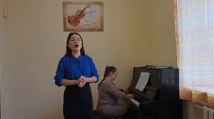 "Цыганская  песня"  (Старый муж,грозный муж) О.Городецька, концертмейстер Артамонова  А.