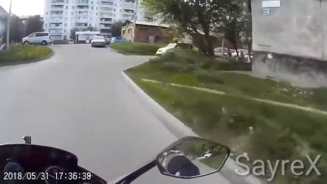 Погоня за мотоциклом  погони  часть 1