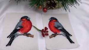 Вышивка. Объёмный снегирь по схеме от ТМ Жар-Птица ?