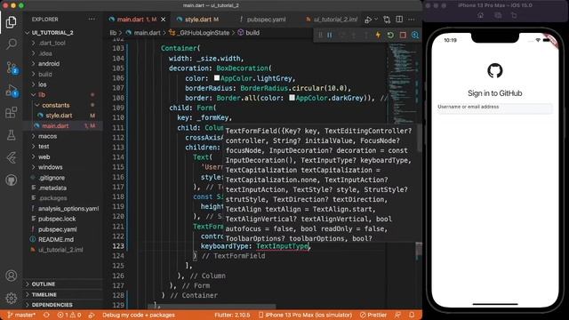 GitHub Login Page Clone Part - 1 | Light Theme | Flutter UI | CodeKhadamath смотреть онлайн