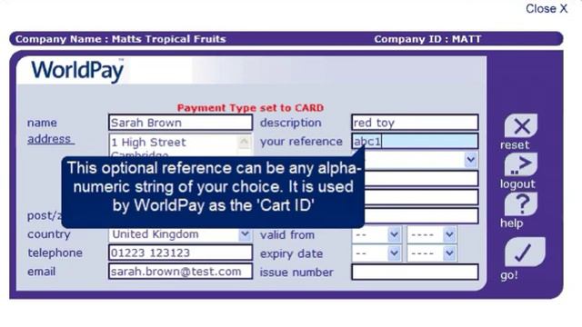 WorldPay Virtual Terminal Tutorial смотреть онлайн