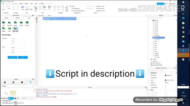 How to make a WATER SLIDE in ROBLOX STUDIO смотреть онлайн