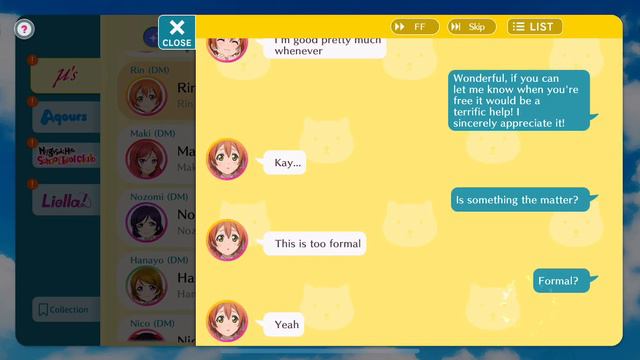 [SIF2] μ’s Chat - Rin Hoshizora [Chat 1] [Alt Dialogue] смотреть онлайн