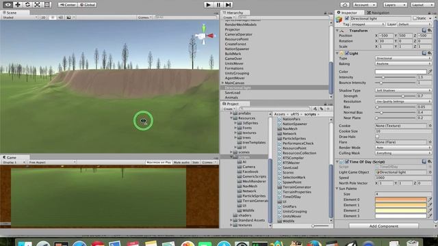 [Unity3d] uRTS: Time of the day Pt1 смотреть онлайн