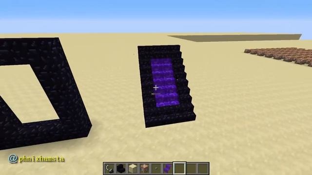 Stair Nether Portal in Minecraft смотреть онлайн