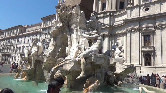 Рим Италия: Площадь Навона и Замок Святого Ангела - часть #17 #Авиамания смотреть онлайн