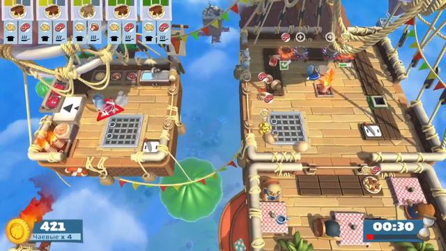 Наташа всё уронила || Overcooked! All You Can Eat смотреть онлайн