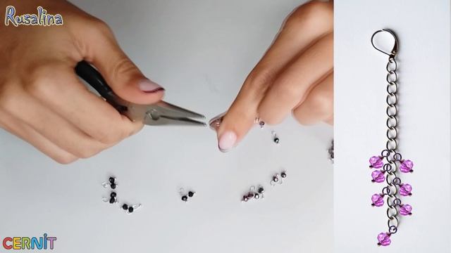 DIY | СЕРЬГИ ГРОЗДИ: схема сборки | Сборка украшений | Лепка сирени | Rusalina смотреть онлайн