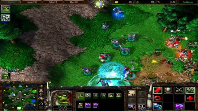 Warcraft III The Frozen Throne Orc FPVOD 3vs3 смотреть онлайн