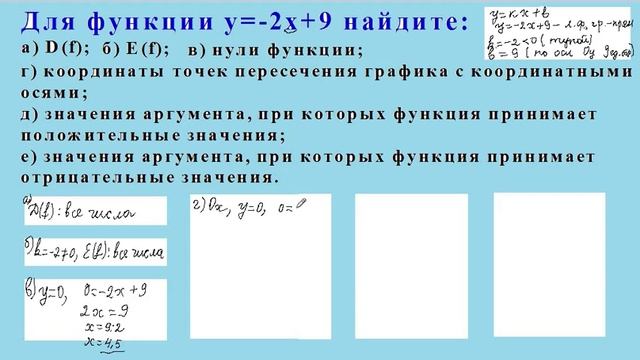 Часть 4. 7 класс. Линейная функция. Задача. (Формула) смотреть онлайн