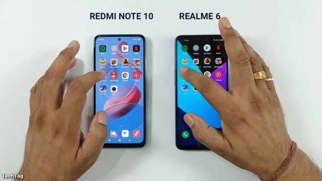 Redmi Note 10 vs Realme 6 Speed Test & Camera Comparison смотреть онлайн