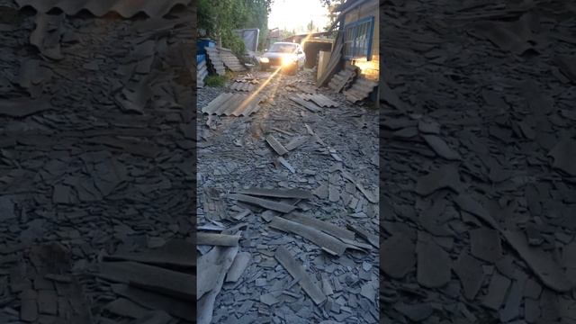 Отсыпка. Щебенка из старого шифера смотреть онлайн