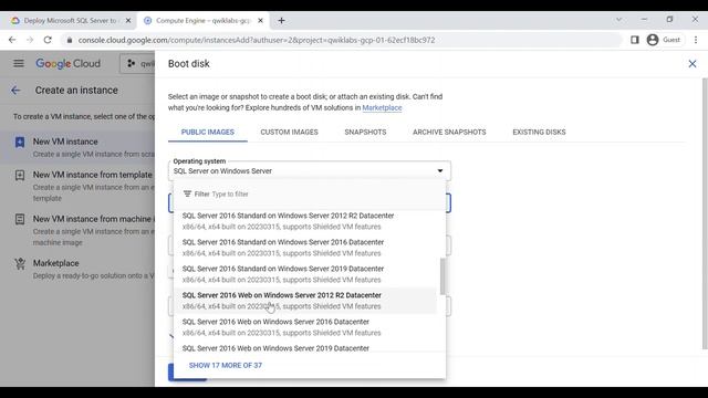Deploy Microsoft SQL Server to Compute Engine | 100% Score | Qwiklab | Free Google Cloud Swags | смотреть онлайн