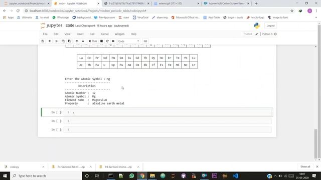 [Hindi] Modern Periodic Table Using Python | Mini Project in Python смотреть онлайн