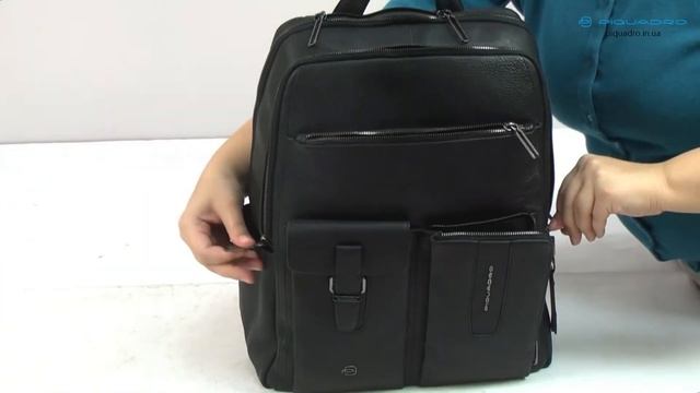 Обзор рюкзака для ноутбука Piquadro (Пиквадро) ARES/Black CA5199W101_N смотреть онлайн