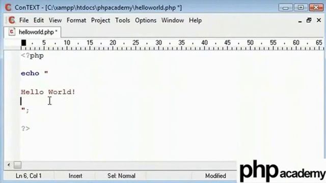 Use Echo Function and Setup Tags - Basic PHP Tutorial [Hindi] смотреть онлайн