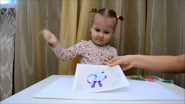 Фреска из песка попугайчик.Рисуем песком. смотреть онлайн