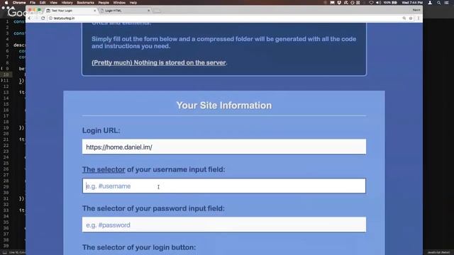 Testing your login page смотреть онлайн