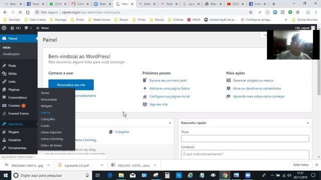 Tutorial de Como atualizar o site Wordpress 5.3 2019 смотреть онлайн