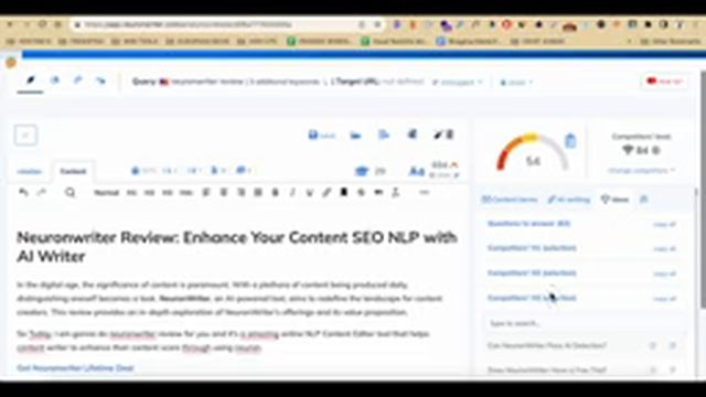 Neuronwriter Tutorial & Review 2023: AI & ChatGPT Workflow | Ultimate Entity Optimization Tool смотреть онлайн