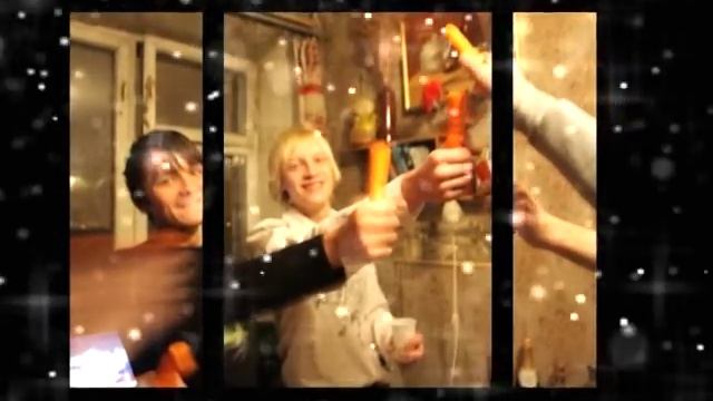 НОВОГОДНЯЯ песенка - "народный фотоклип":))) смотреть онлайн