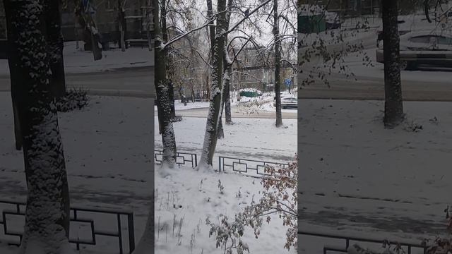 Серо-белая зима прокралась ночью!?⛄✌️❄️❄️❄️❄️??♥️??????? смотреть онлайн