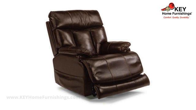 Flexsteel Clive Leather Power Recliner with Power Headrest 1595 50PH | KEY Home смотреть онлайн