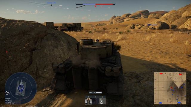 War Thunder: Tiger tank sniper mode - how to use to win смотреть онлайн