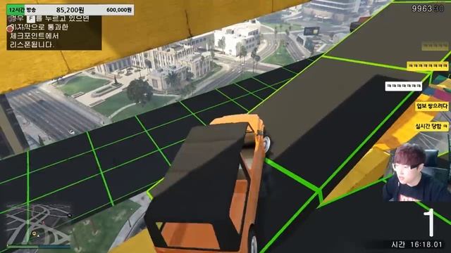 이 자동차로 360도를 몇번 도는거냐.. 가능?? 암레이스 GTA5 작업레이스 [사모장] смотреть онлайн