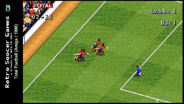 Retro Soccer Games - Road to EM 2012 - Total Football (Amiga | 1996) смотреть онлайн