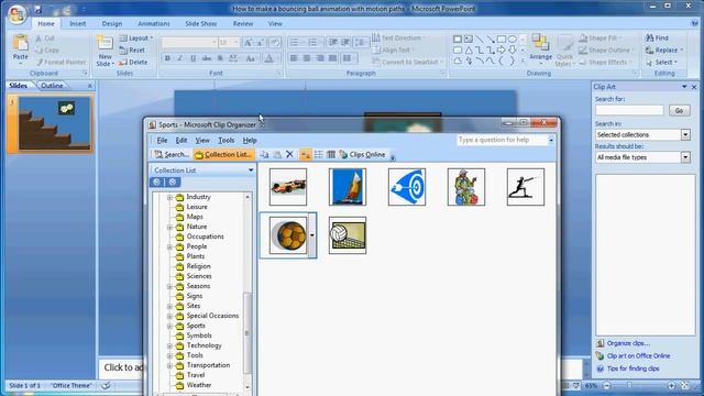 PowerPoint Training |How to Make a Bouncing Ball Animation with Motion Paths in PowerPoint смотреть онлайн