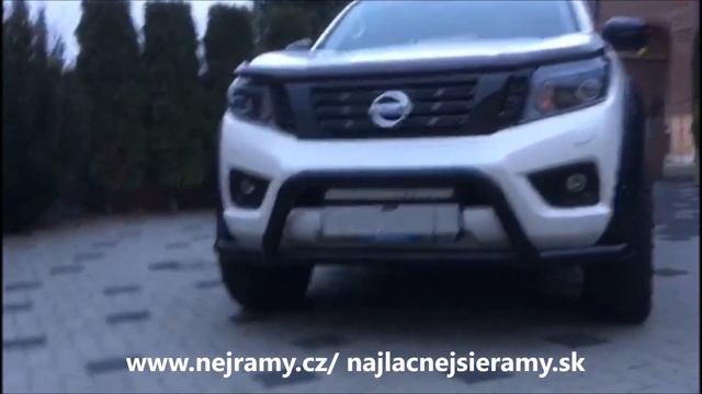 Nissan Navara roleta korby s rámem, přední ochranný rám, boční nášlapy, deflektor, lemy blatníků смотреть онлайн