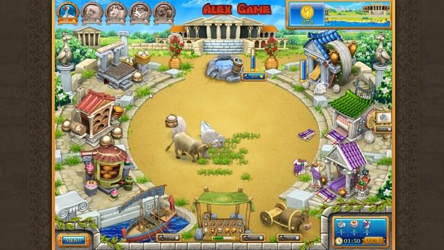 Farm Frenzy Ancient Rome Chapter 3-2 only GOLD Веселая ферма Древний Рим Глава 3-2 Золото смотреть онлайн